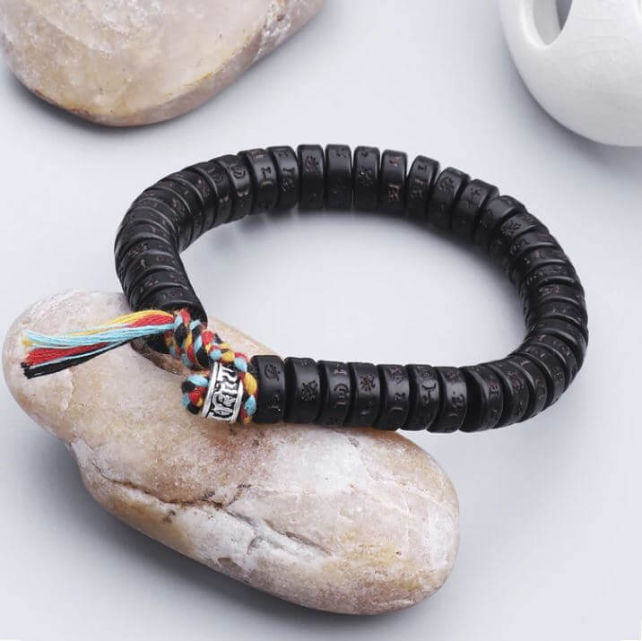 Tibetisch-buddhistisches Glücks-Knoten Armband - Style4-Nature