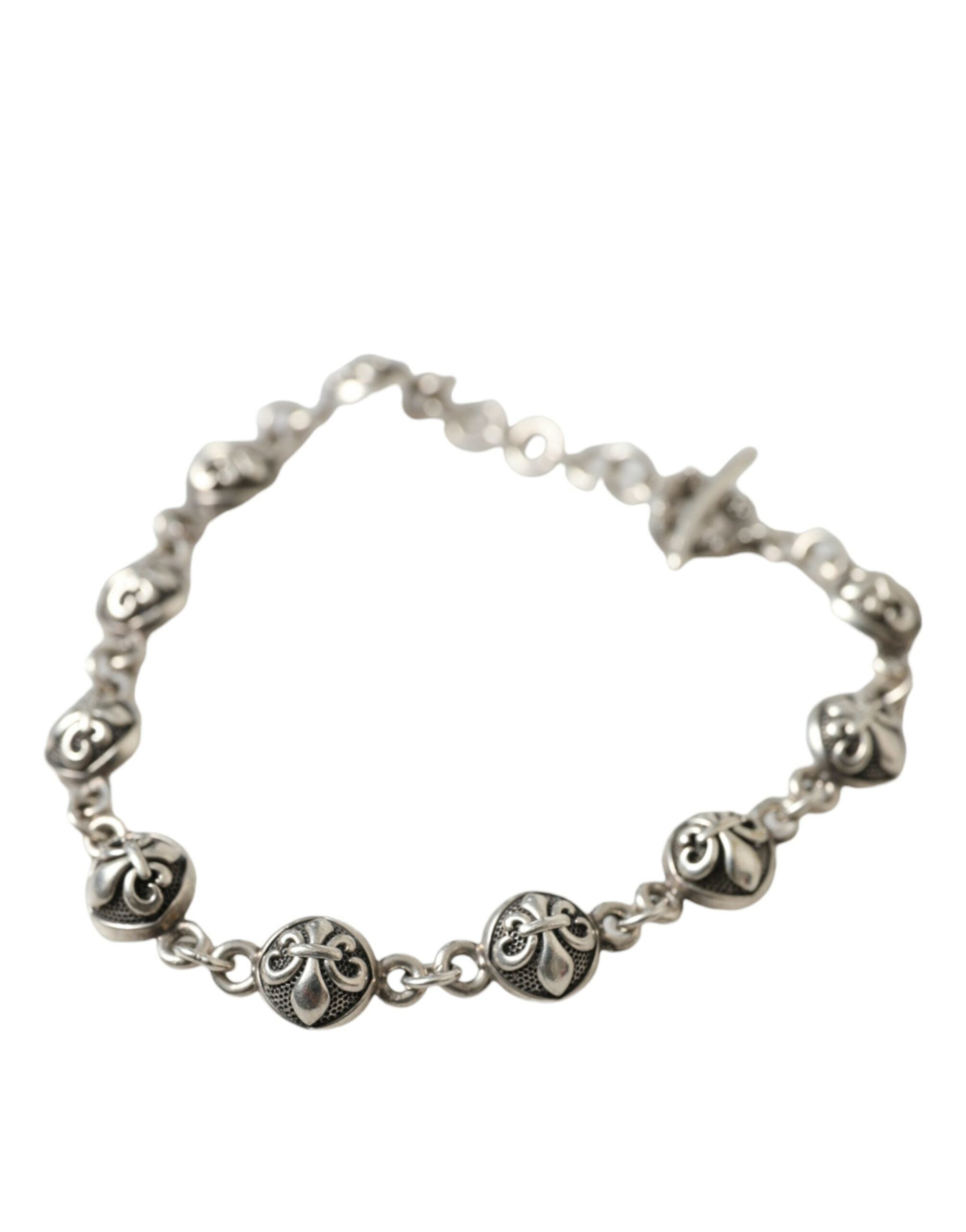 Nialaya 925 Sterling Silber Kugeln Kette Armband