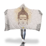 Kapuzen-Decke mit Buddha - Mandala Motiv - Style4-Nature