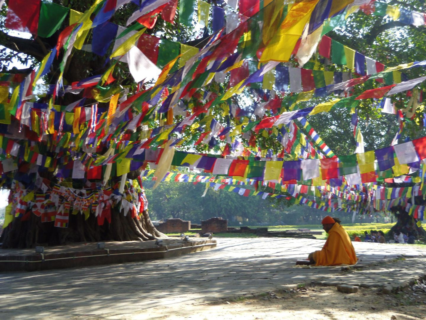 Orig. Tibetische Gebetsfahnen. Baumwolle. Handarbeit - Style4-Nature
