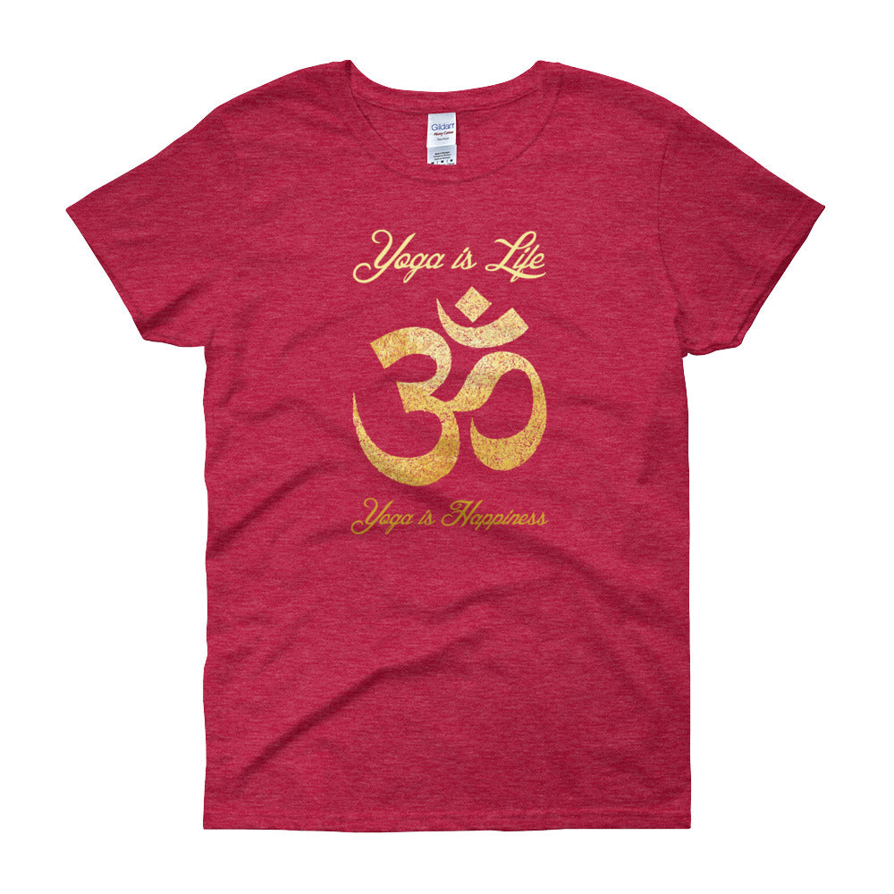 Yoga is Life - T-Shirt für Frauen - Style4-Nature