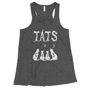 Tats 'n Cats - Tattoo Lovers Flowy Tank-Top - Style4-Nature