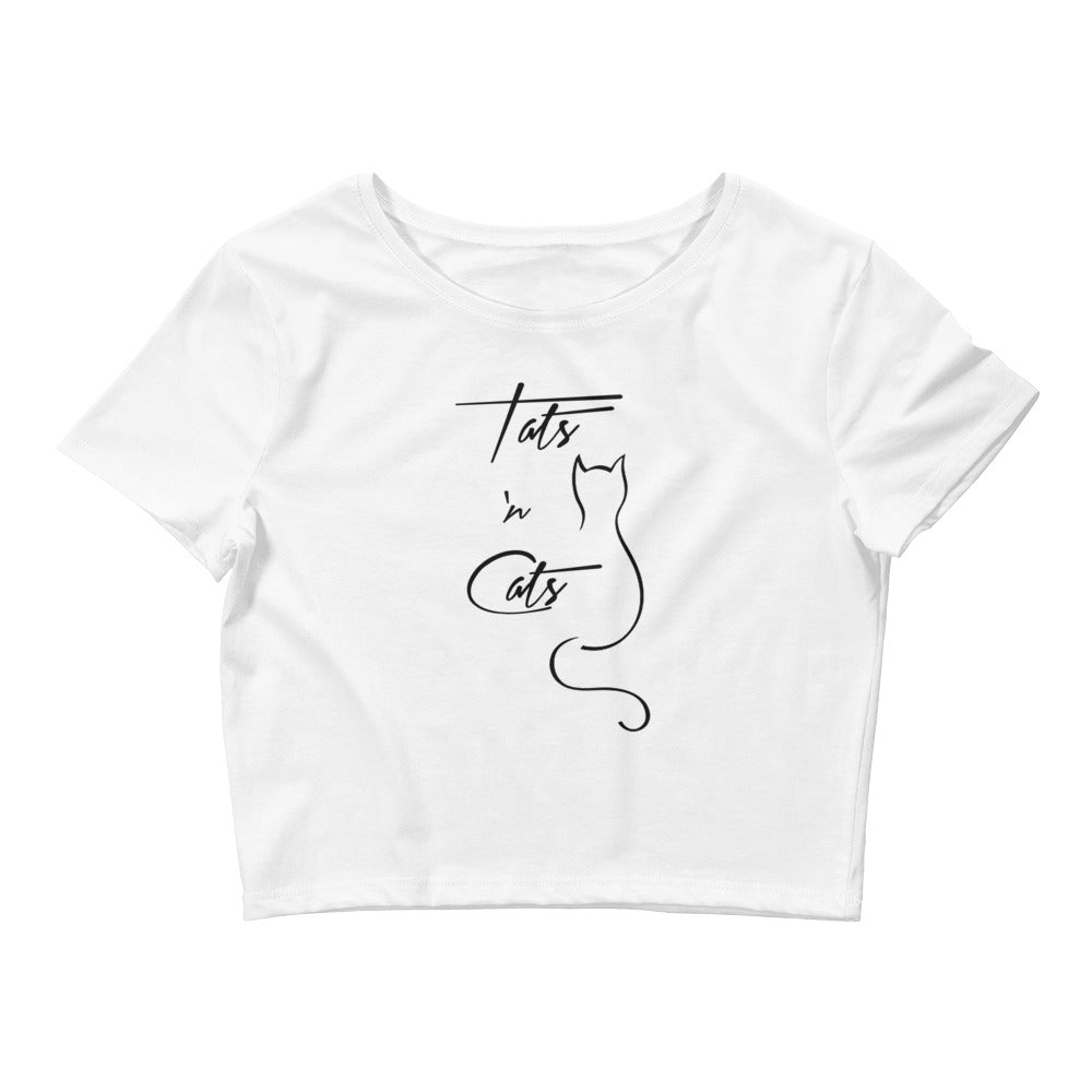 Tats and Cats - exklusives Crop Tee-Shirt - Style4-Nature