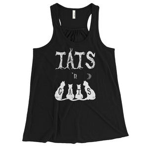 Tats 'n Cats - Tattoo Lovers Flowy Tank-Top - Style4-Nature