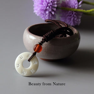 Tibet. Mantra Halskette - Style4-Nature