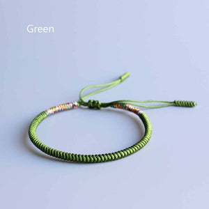 HANDGEFERTIGT Glücks-Knoten Armband ( Zufriedenheit ) - Style4-Nature